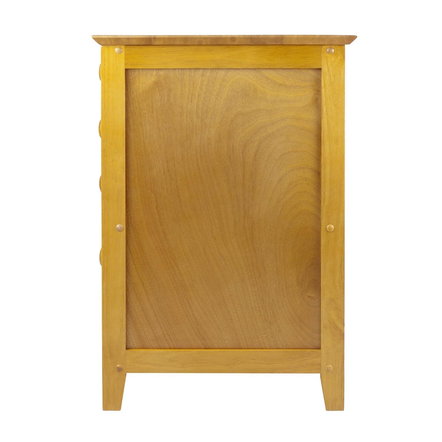 caimen Winsome Studio Solid Beechwood File Cabinet With Three Drawers, Classic Casual Style, Modular Design
