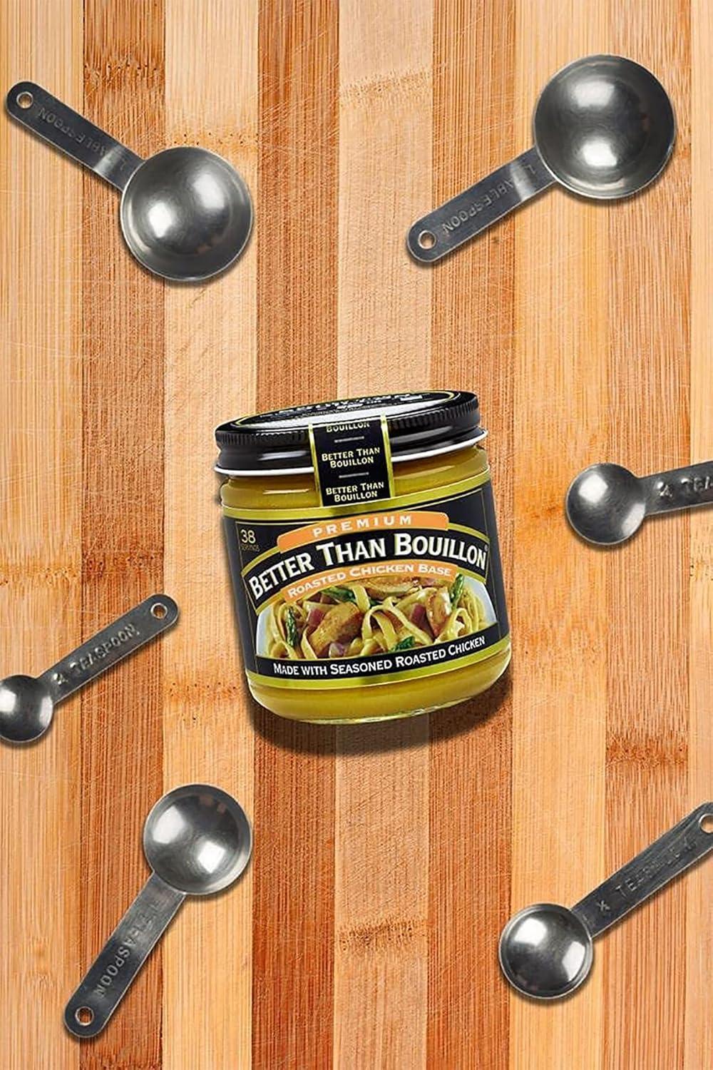 Better Than Bouillon Premium Roasted Chicken Base, Shelf-Stable, 8 oz Jar