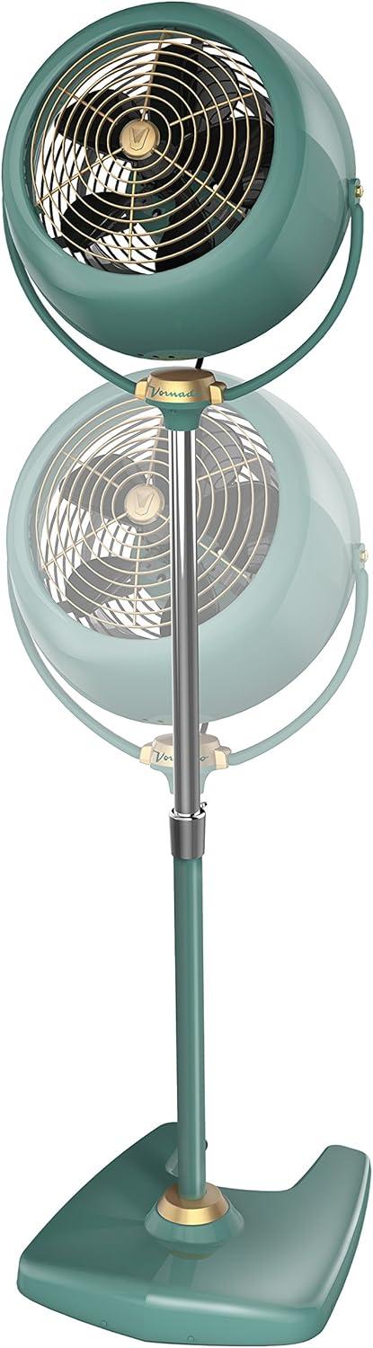 Vornado Vfan Senior Pedestal Vintage Air Circulator, 42" - 54.5" Tall, Green