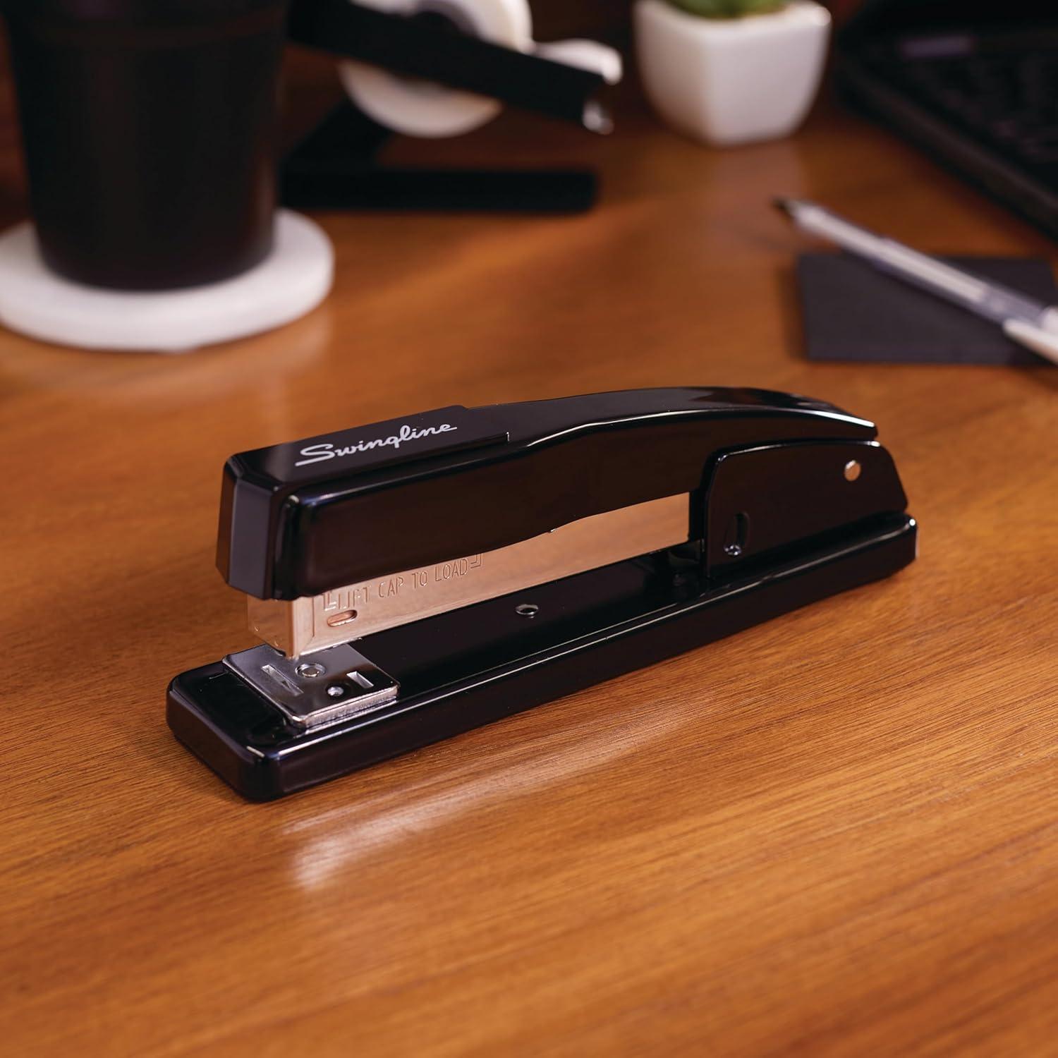 Swingline Commercial Desk Stapler, 20 Sheets, Black