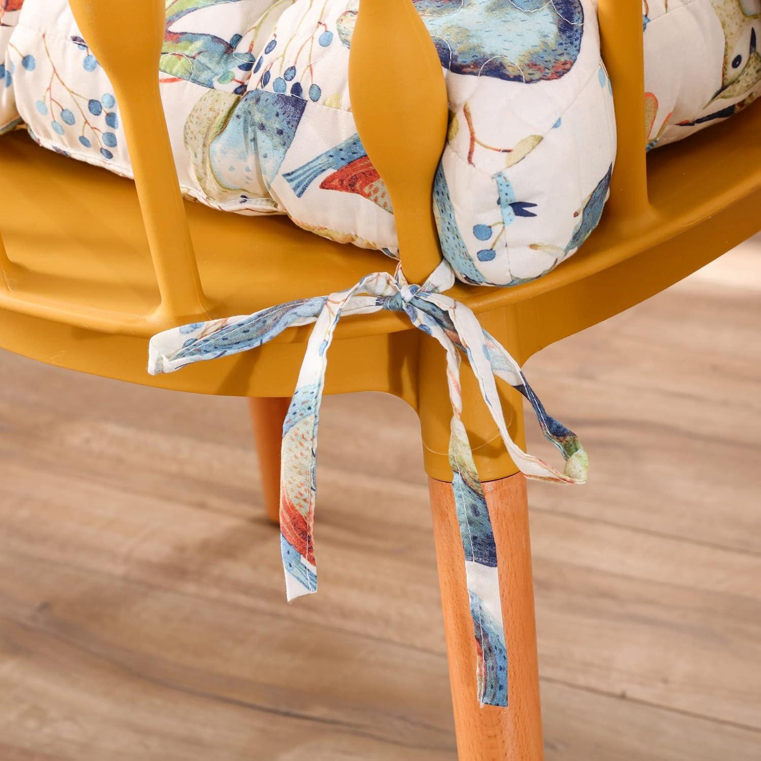 Barefoot Bungalow Quilted Reversible Indoor Chair Pad Cushion