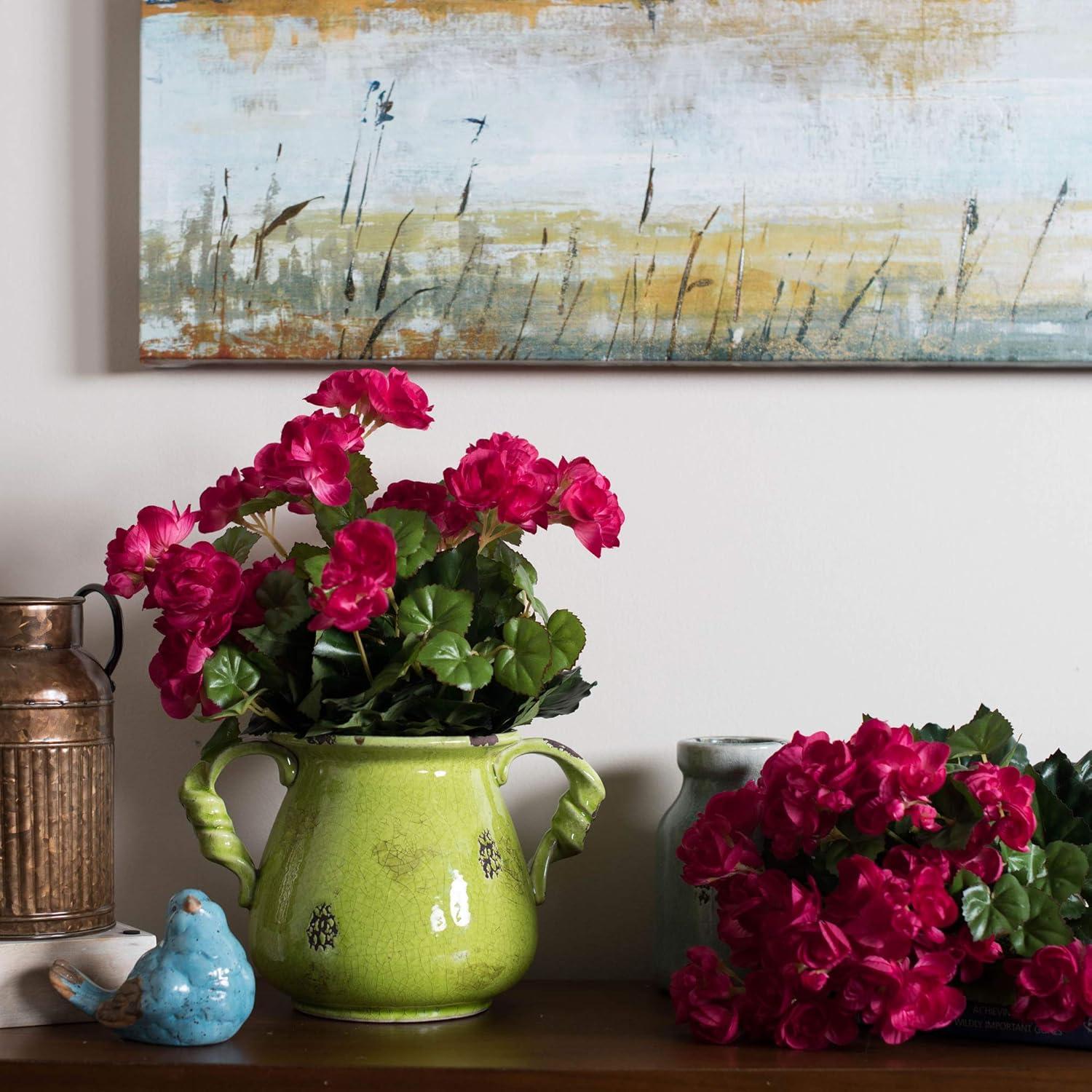 Winston Porter Artificial Polyester Begonia Bush