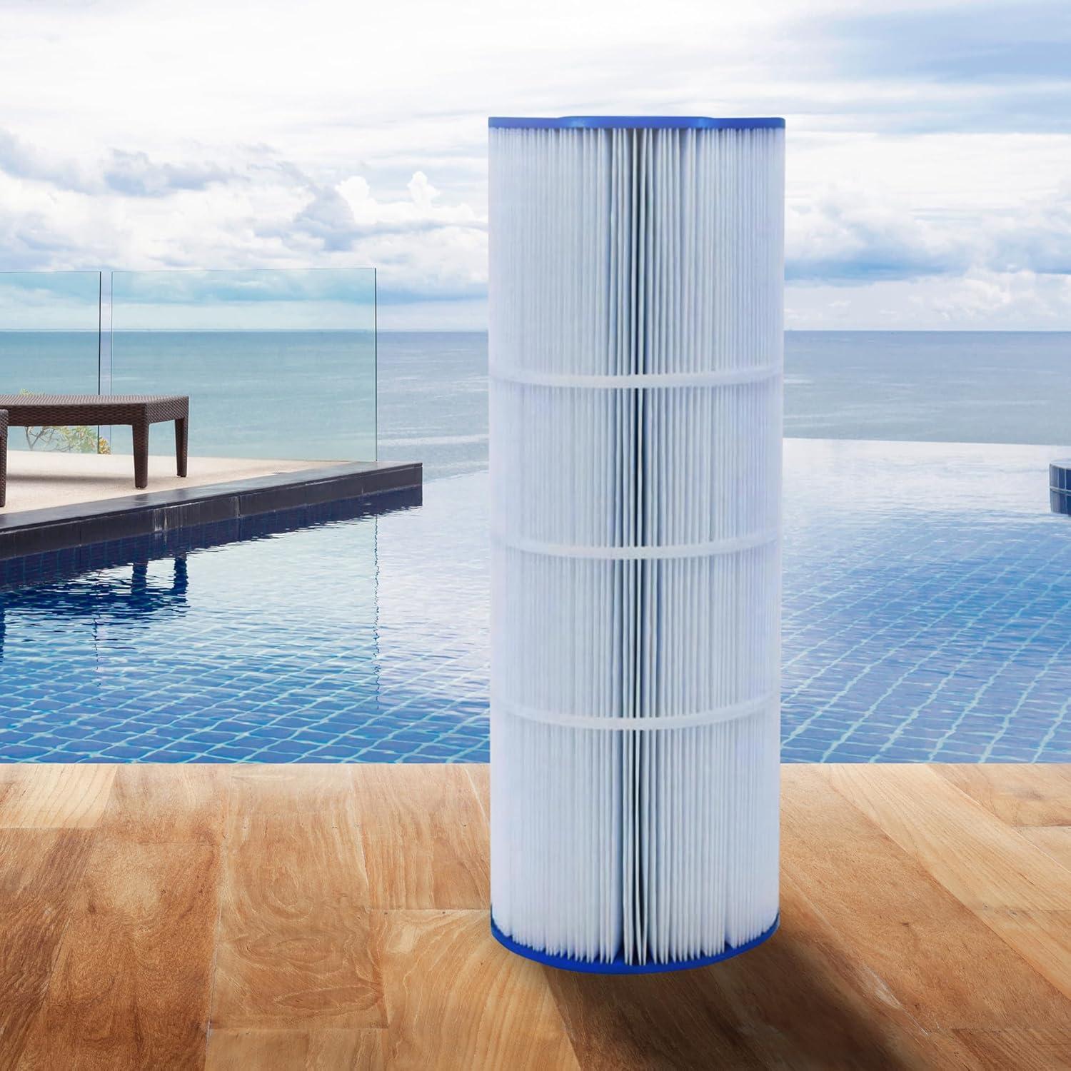 Unicel C-7699 4 Oz Media Replacement Swimming Pool Filter Cartridge with 142 Pleats, Compatible with Pentair Pool Products and Pac Fab