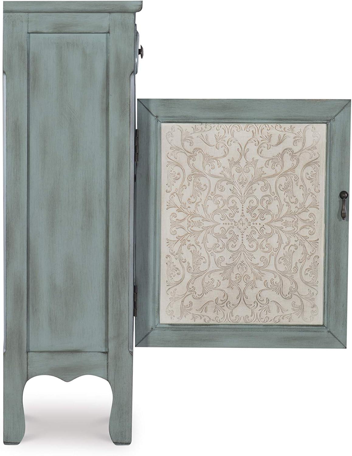 Powell Antique Console, Blue/White