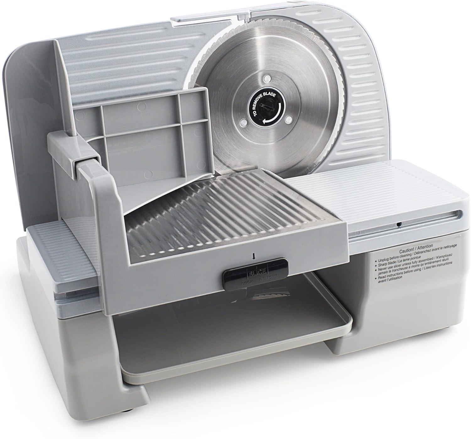 Chef's Choice Electric Meat Slicer with Stainless Steel Blade, 7-Inch, Silver, 609A