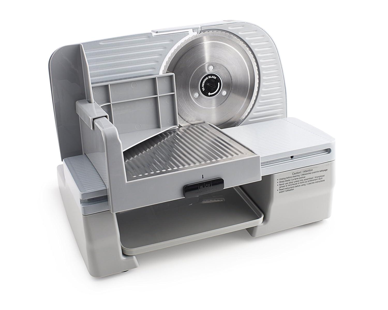 Chef's Choice Electric Meat Slicer with Stainless Steel Blade, 7-Inch, Silver, 609A