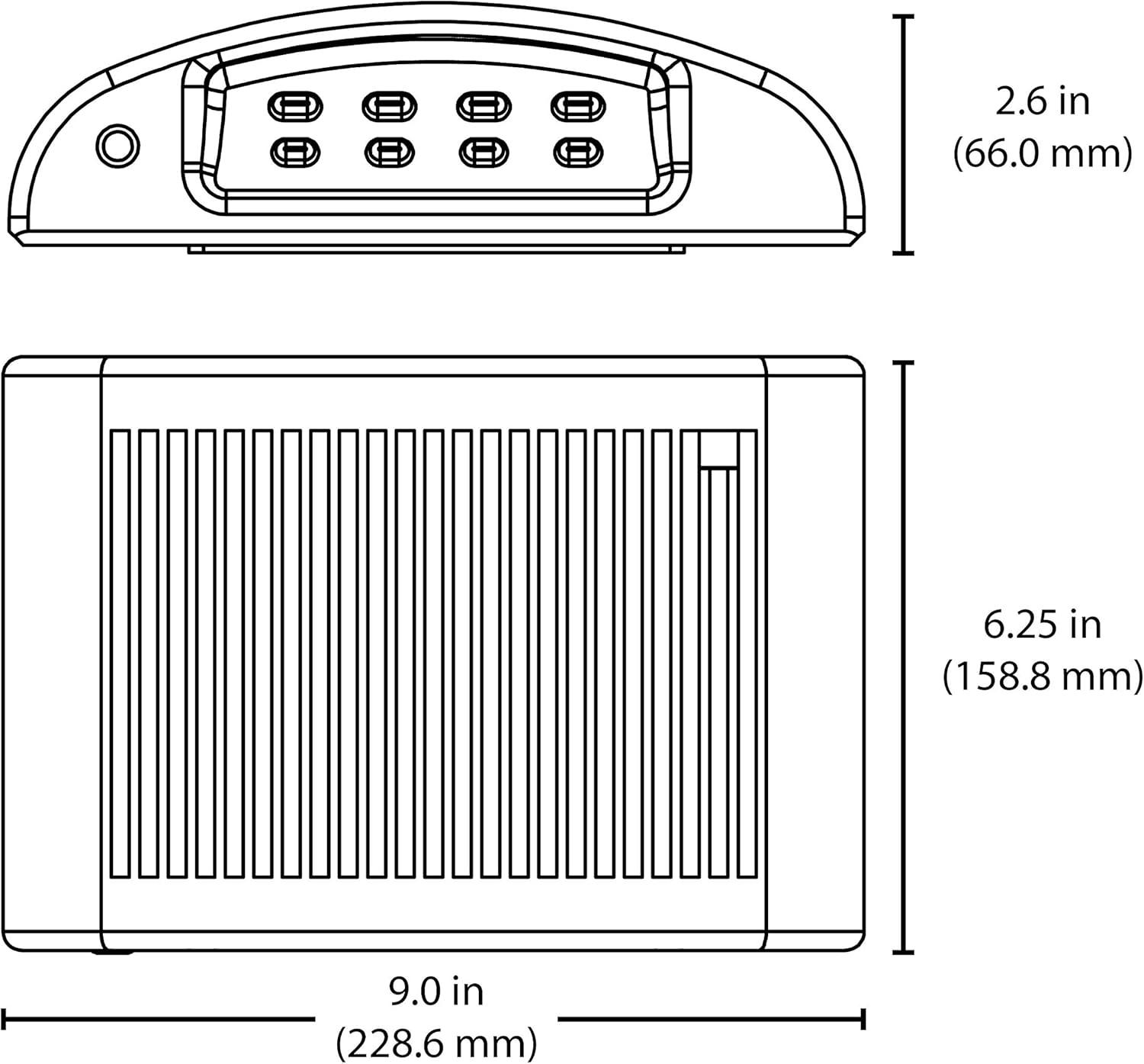 NICOR Lighting Aluminum Emergency Light