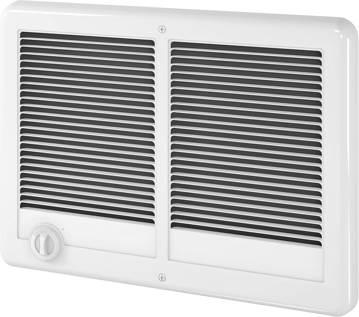 Cadet Com-Pak Plus Twin Series Electric Wall Mounted Space Heater with Adjustable Thermostat