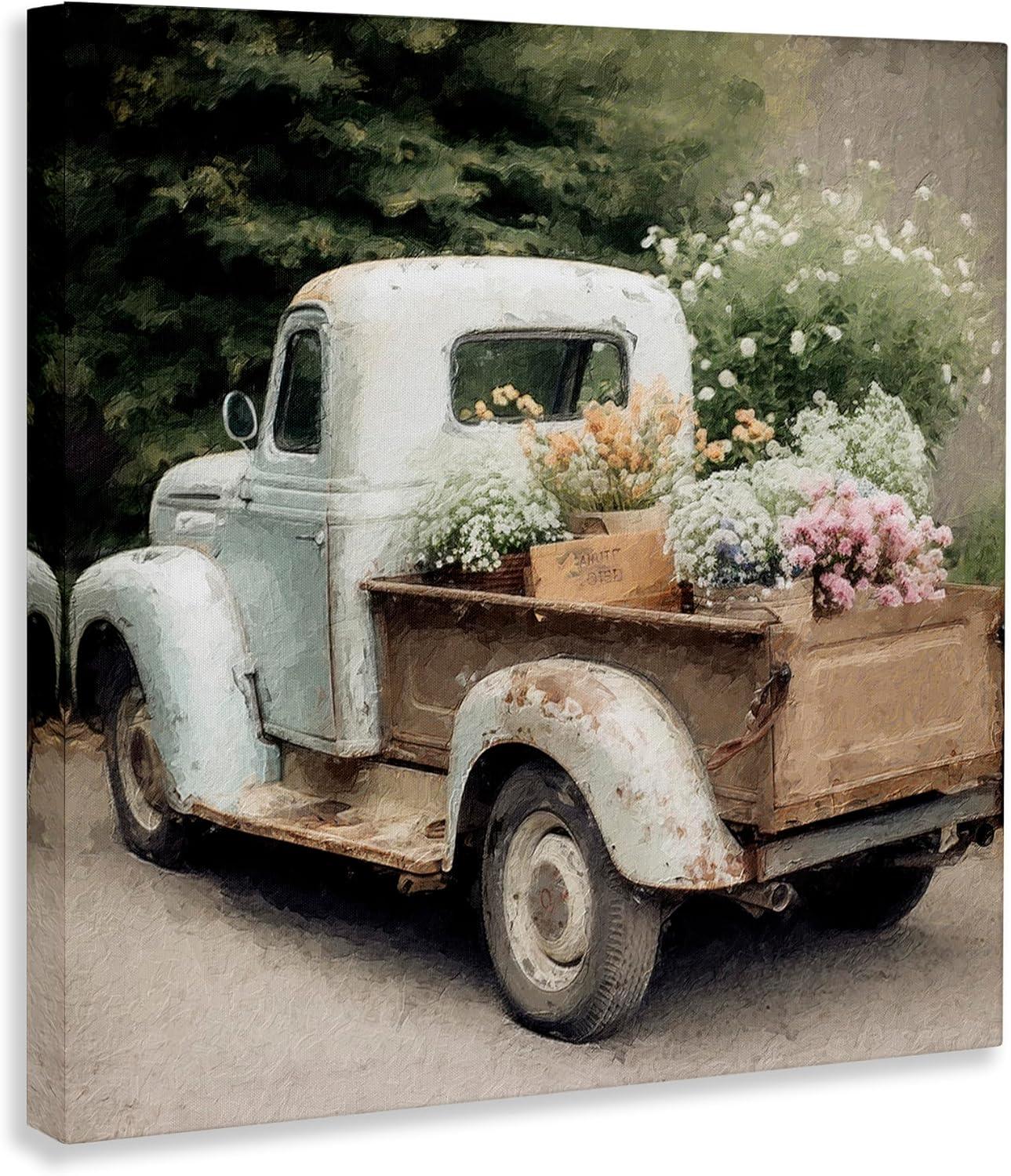 " Country Florals In Truck " by LSR Design Studio