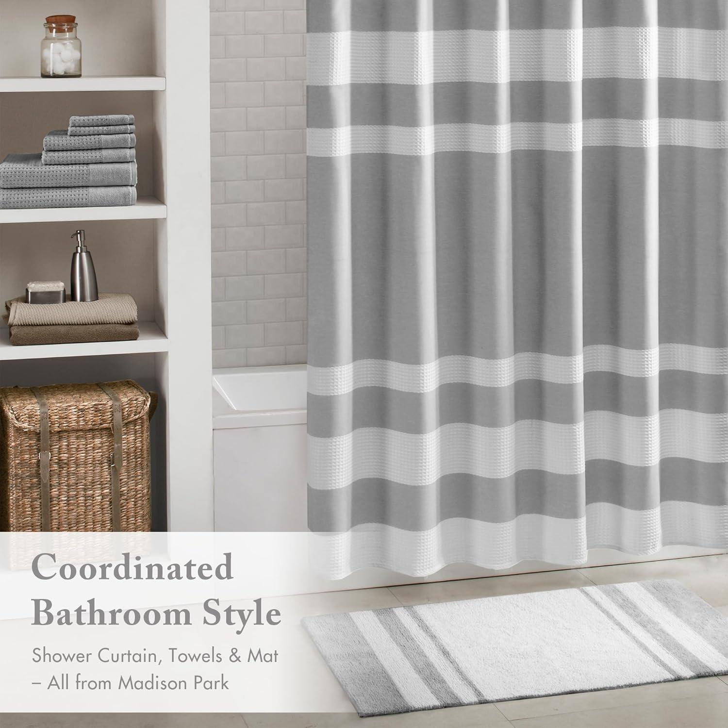 Madison Park Cotton Reversible Bath Rug