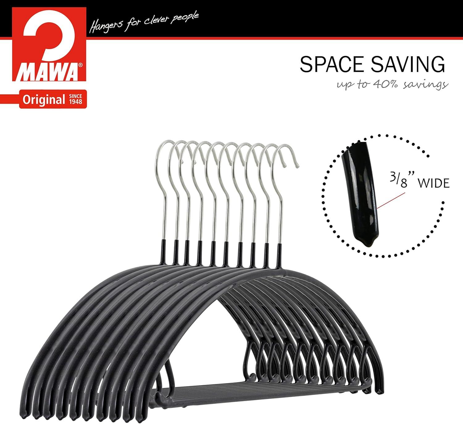 Euro Metal Non-Slip Standard Hanger for Suit/Coat