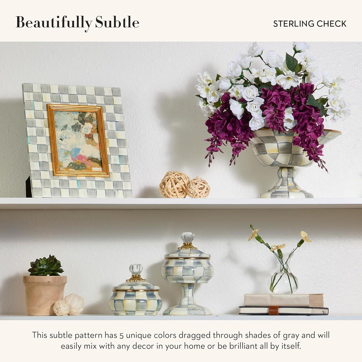 White and Pink Cordless LED Table Lamp with Brass Finish