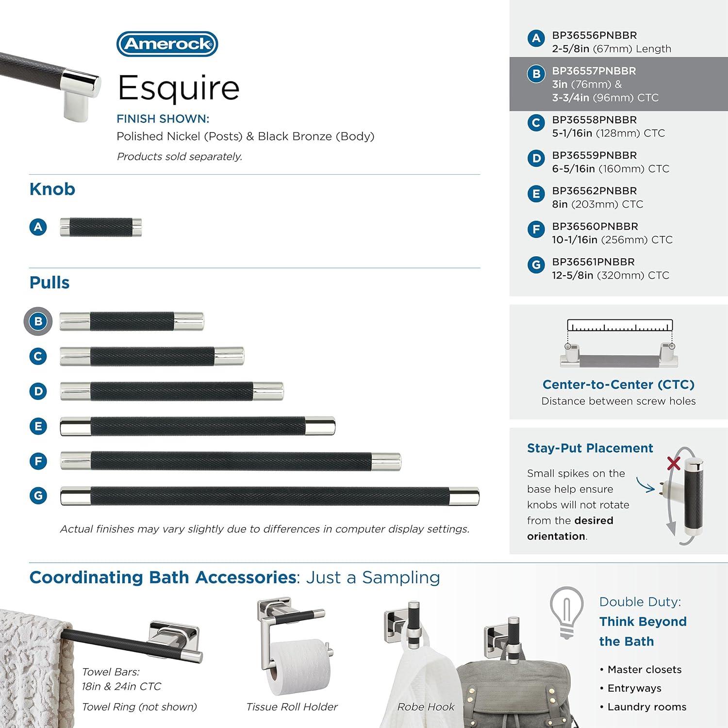 Amerock Esquire Bar Pull
