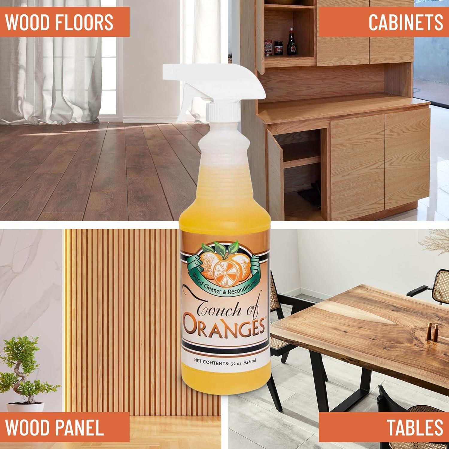 Touch of Oranges 32 oz Wood Cleaner and Polish Spray