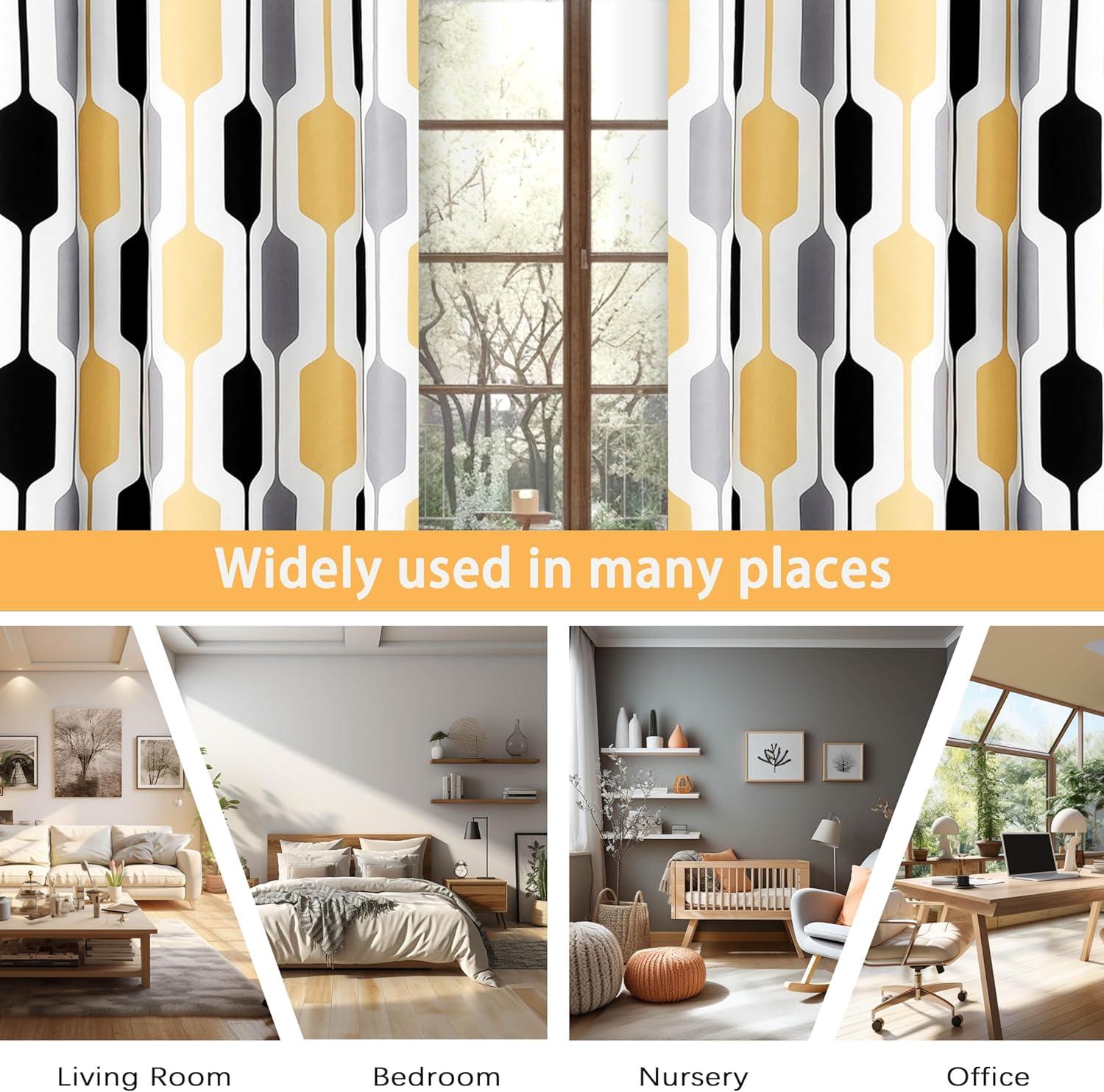 DriftAway Grommet Room Darkening Curtains, 52" x 84" (2 Panels)