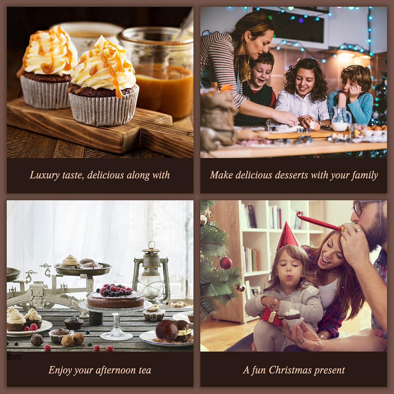 RUseeN Silicone Muffin Pan 2 Pack - 12 Cups Regular Silicone Cupcake Pan, Non-stick Silicone Great for Making Muffin Cakes, Tart, Bread - BPA Free and Dishwasher Safe