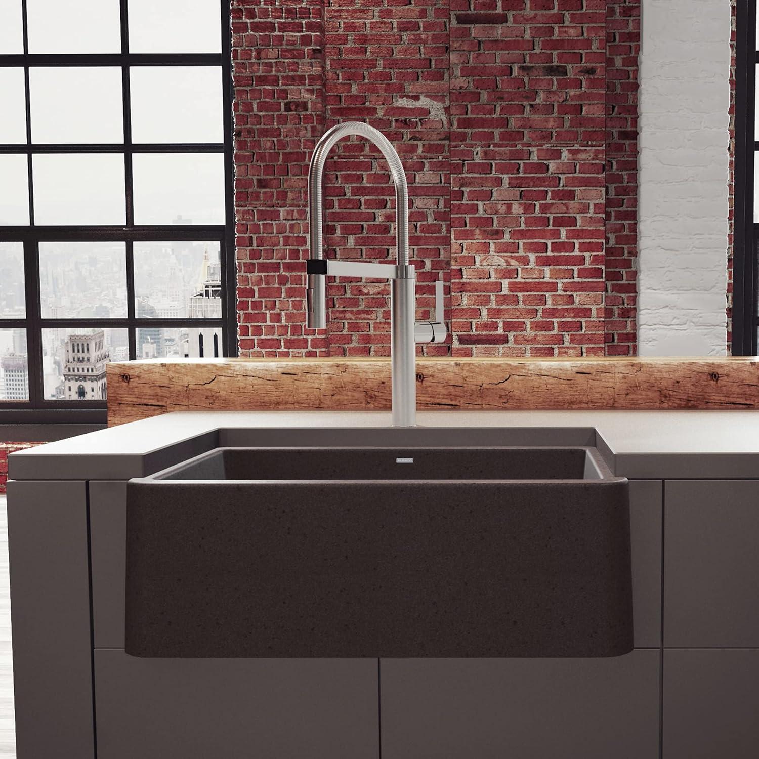 Ikon SILGRANIT 30" L x 19" W Farmhouse Sink