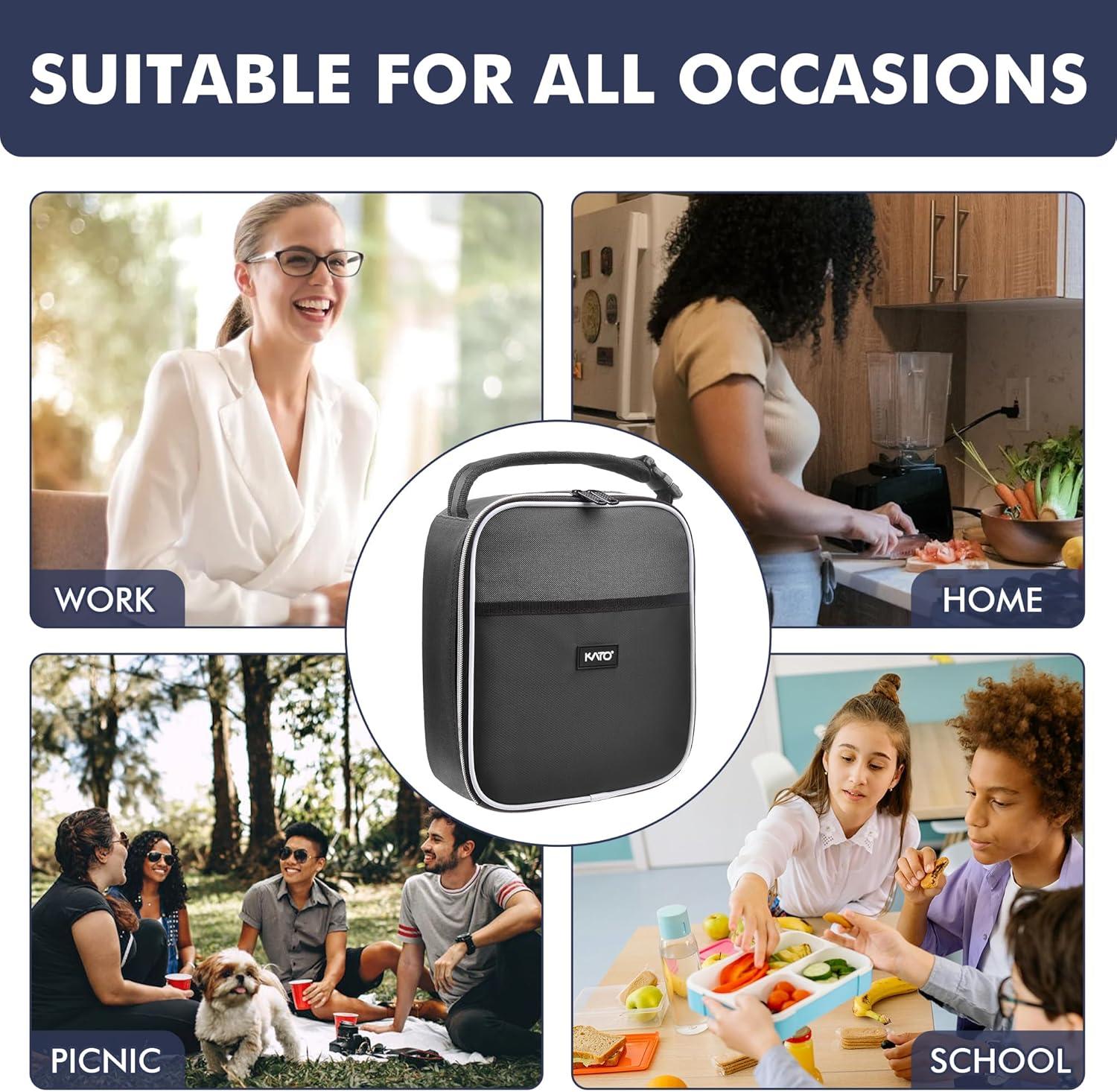 Tirrinia Tirrinia Small Insulated Lunch Bag, Mini Cooler Lunch Box, Lunch Tote