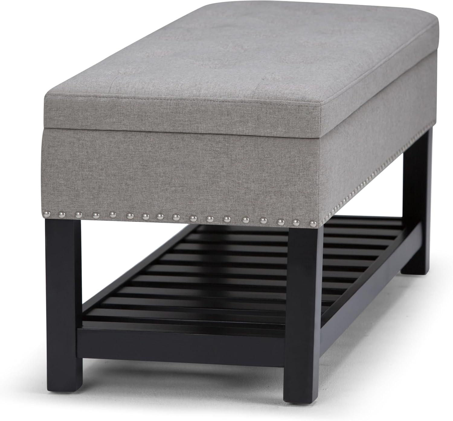 Simpli Home Lomond Storage Ottoman Bench