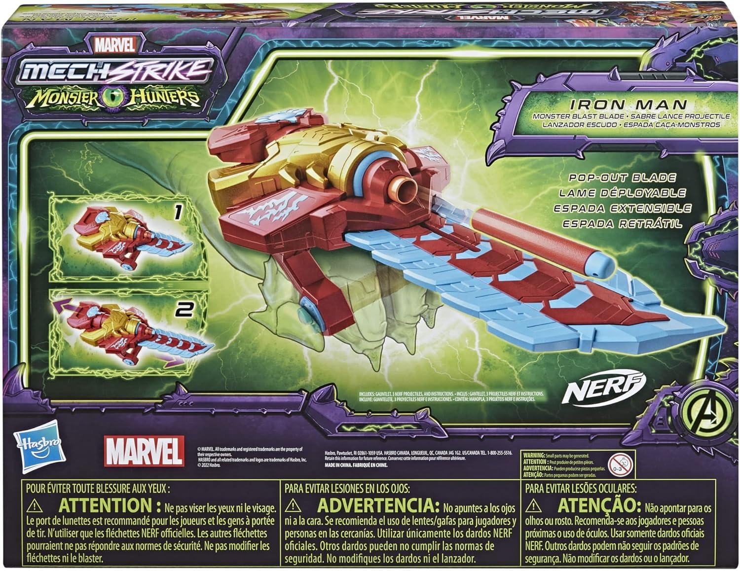 Marvel Mech Strike Monster Hunters Iron Man Monster Blast Blade