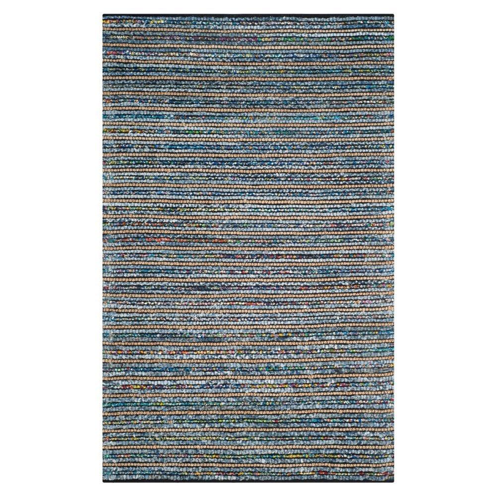 SAFAVIEH Cape Cod Maitland Geometric Area Rug, Multi/Natural, 9' x 12'