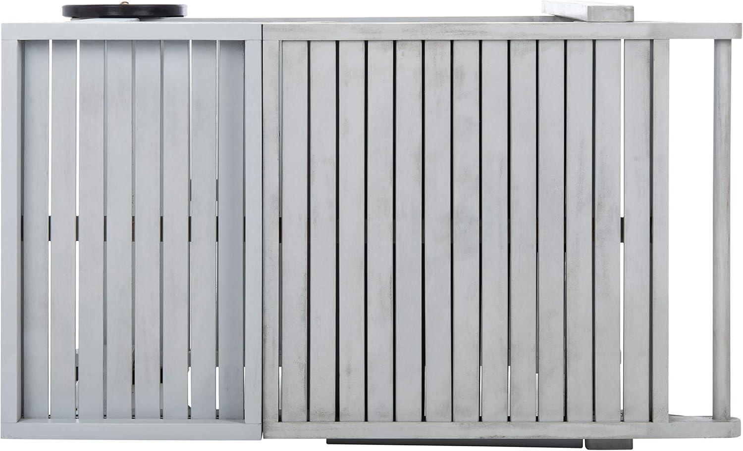 Orland Outdoor Tea Trolley PAT7010 - Grey - Safavieh