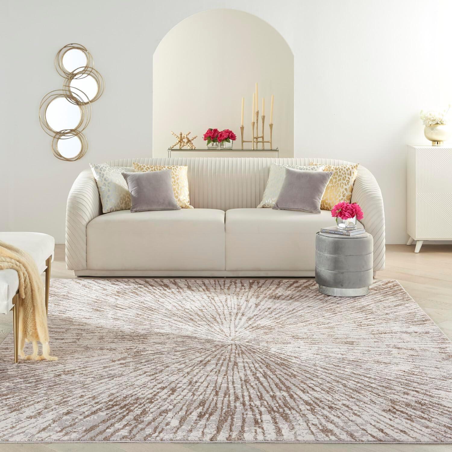 Inspire Me! Home Décor Metallic Indoor Area Rug