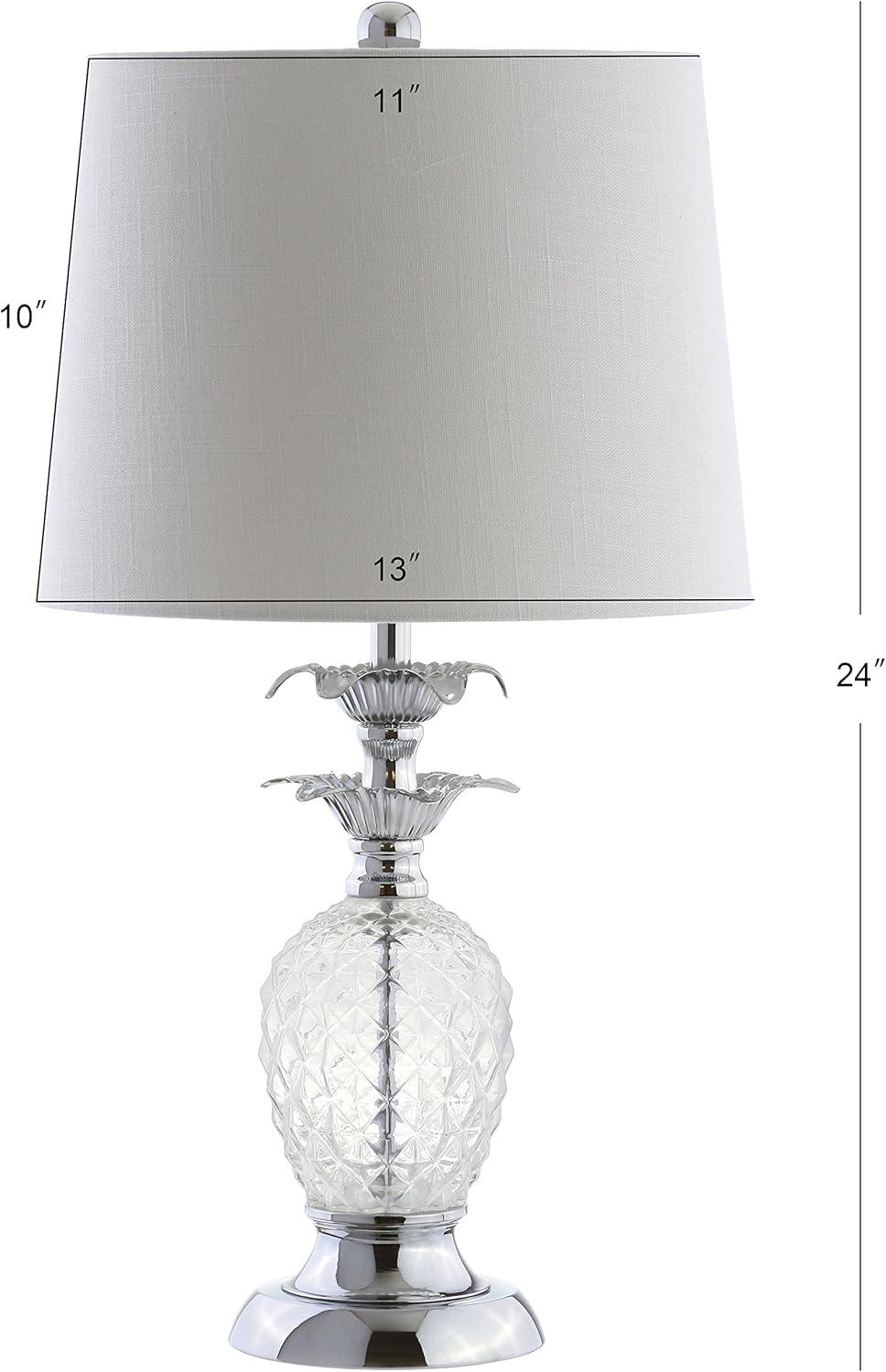 Jonathan Y Lighting Jyl1078 Jane 1 Light 24" Tall Led Buffet Table Lamp - Chrome