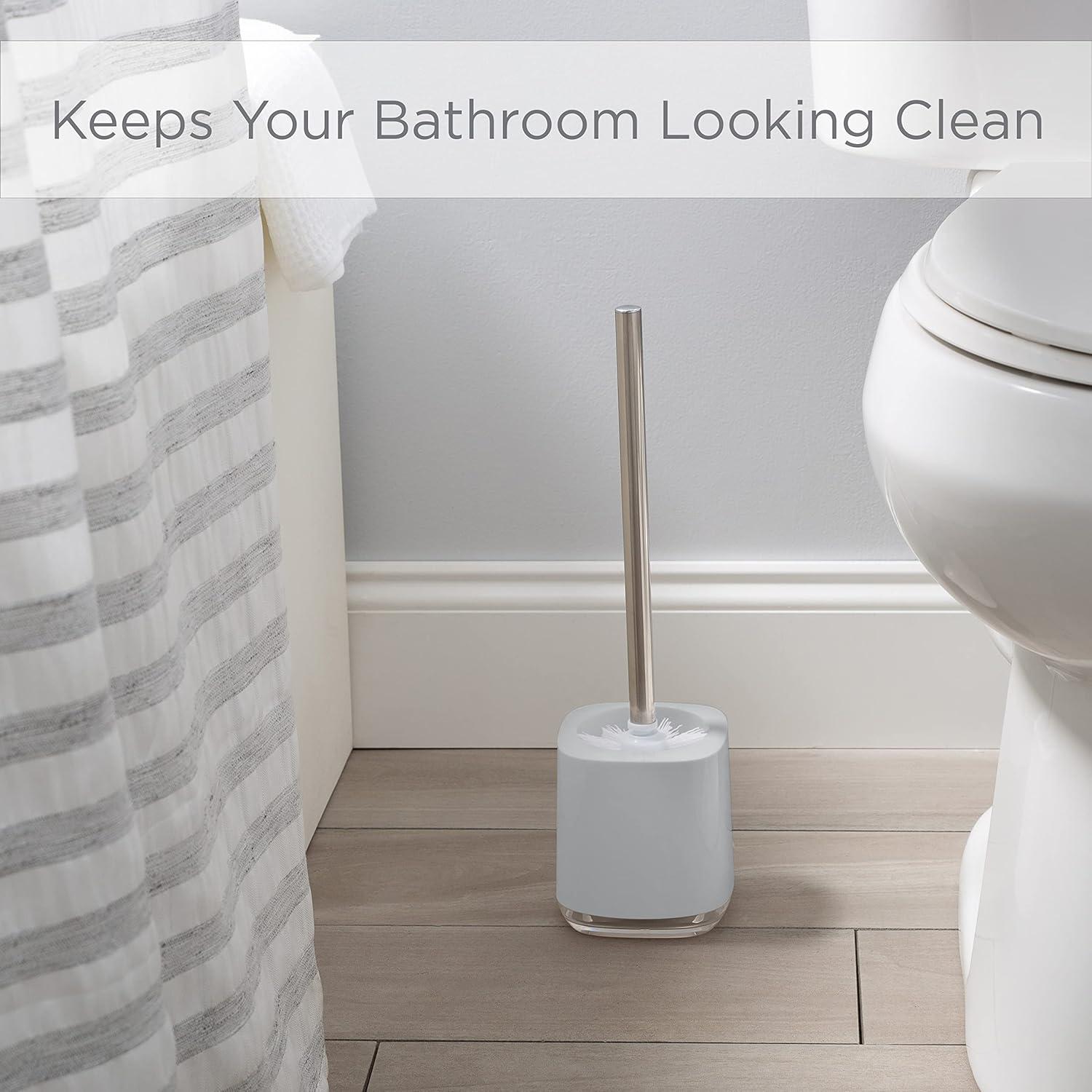 Bath Bliss Bath Bliss Plastic Toilet Brush And Holder