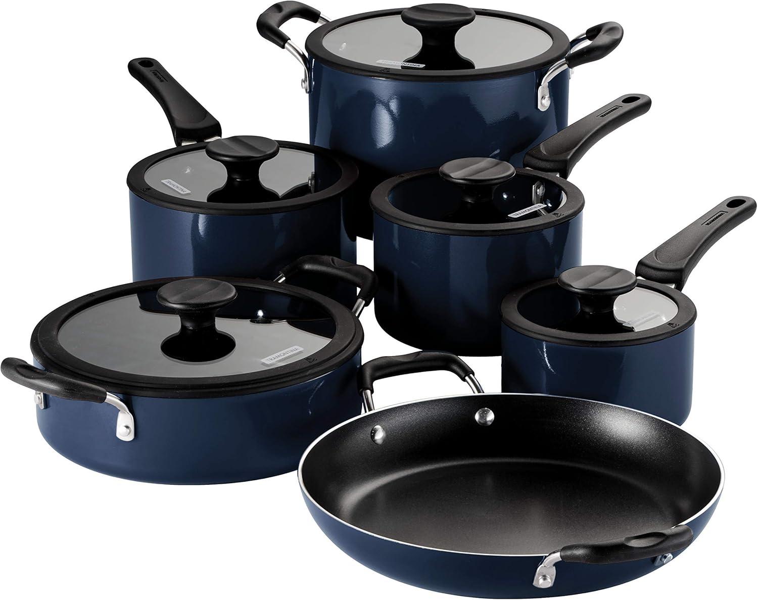 Tramontina Tramontina Aluminum Non Stick 11 Pc Nesting Cookware Set