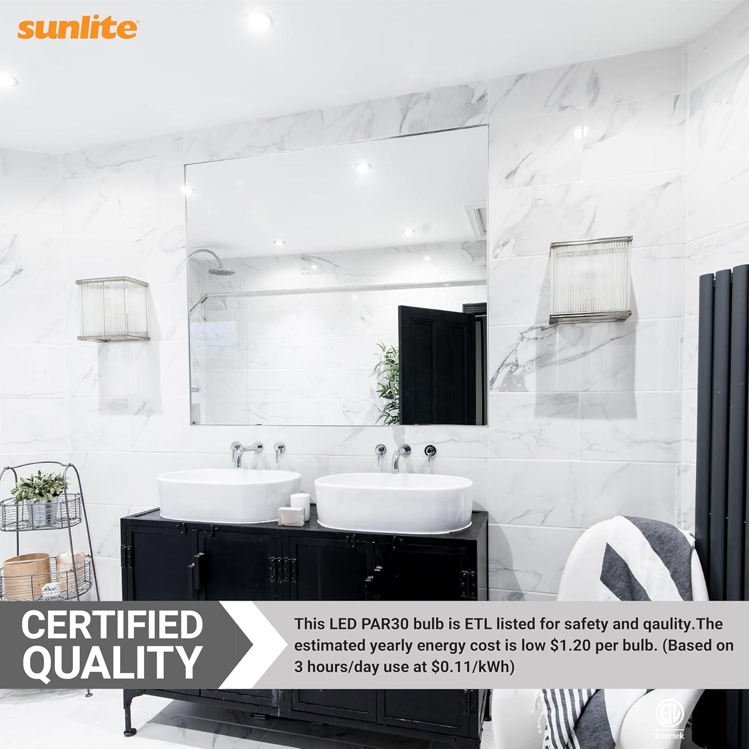 Super White Dimmable LED PAR30 Flood Light Bulb