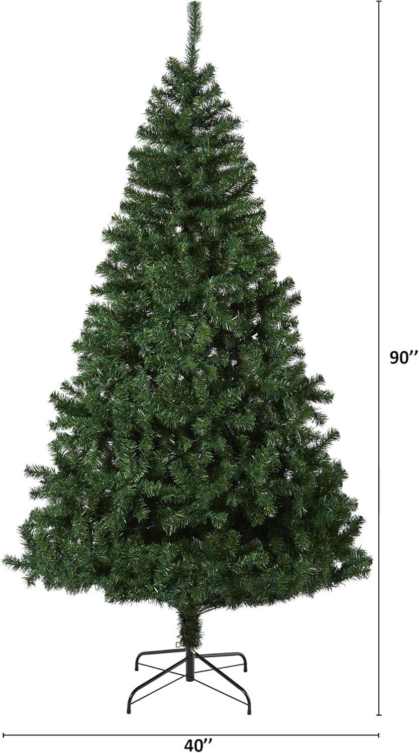 Nearly Natural 7.5-ft Northern Tip Pine Artificial Christmas Tree with 400 Clear LED Lights