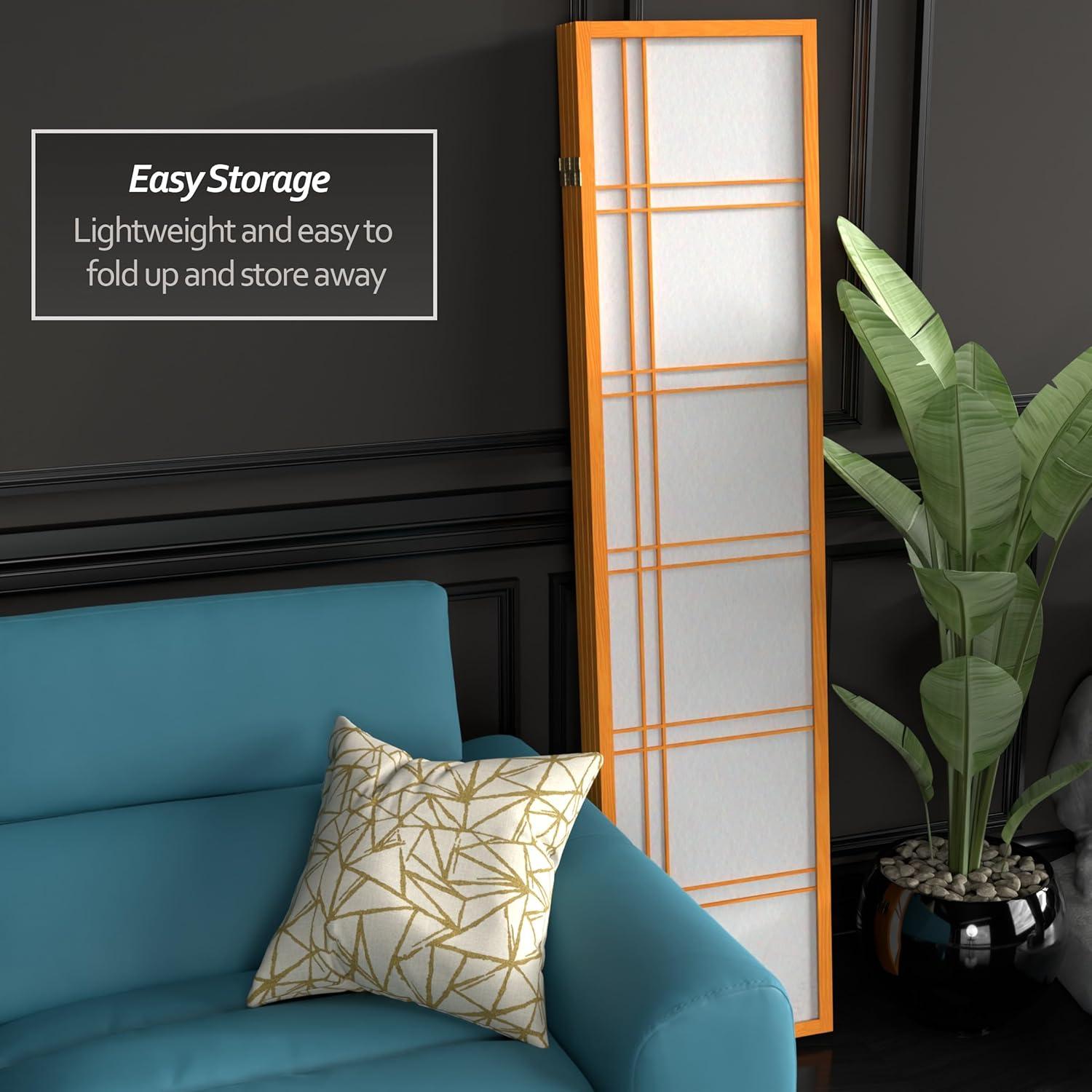 Latitude Run® 68'' W x 71.25'' H 4 - Panel Folding Room Divider