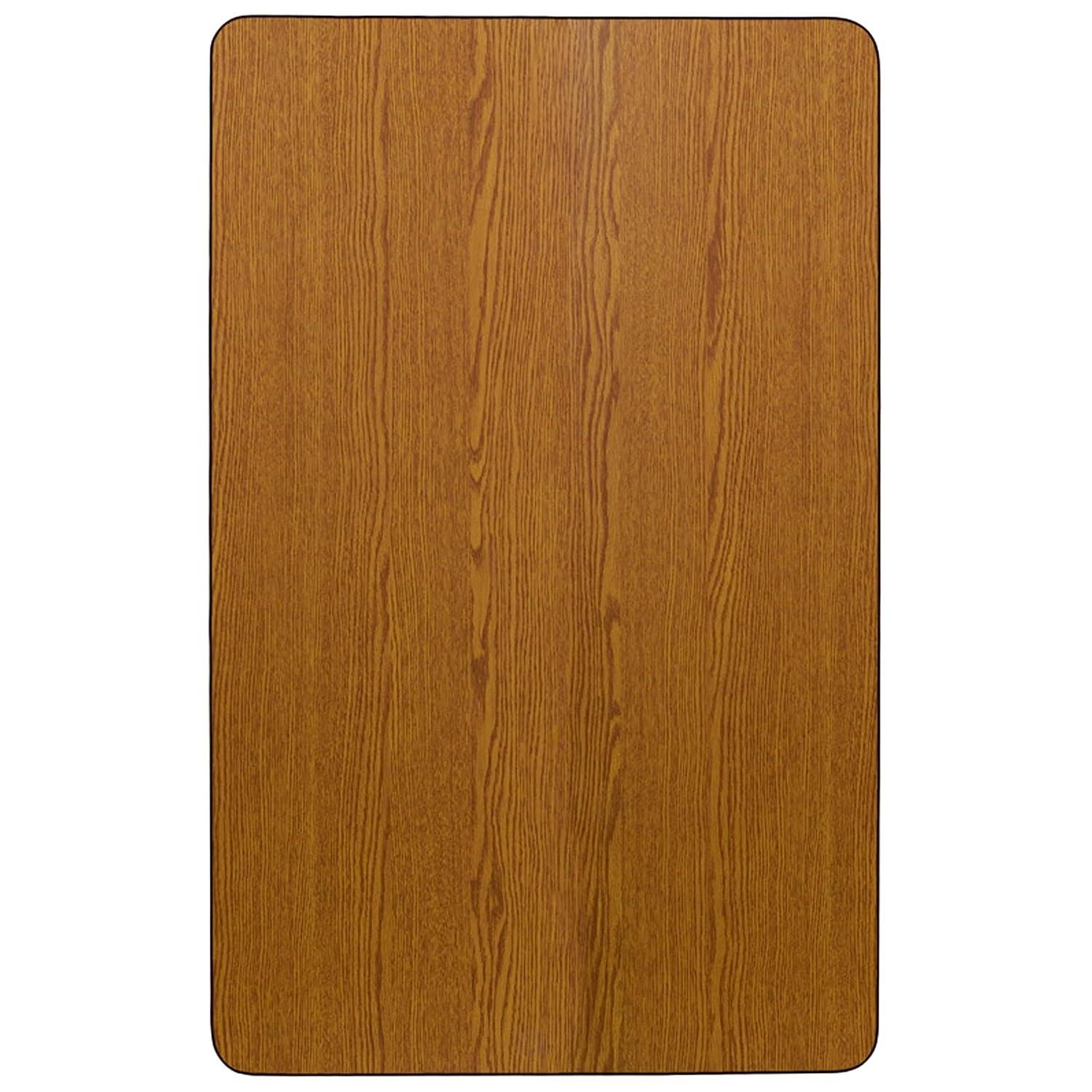 Goddard 24''W x 48''L Rectangular HP Laminate Activity Table - Adjustable Legs