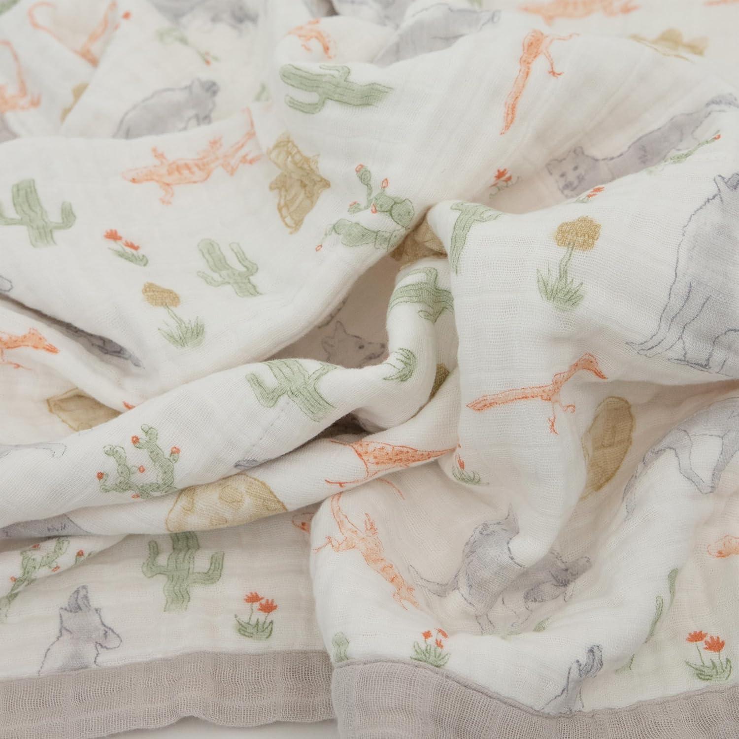 Desert Night Cotton Muslin Baby Quilt