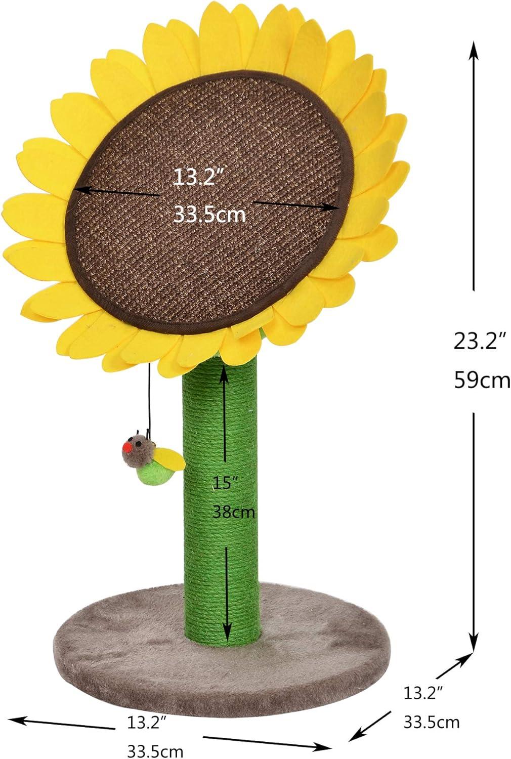 Catry Catry 26" Sunflower Scratching Post