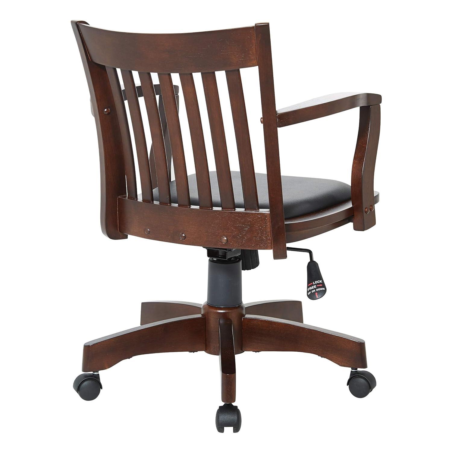 Office Star Products Genevieve Vinyl Bankers Chair