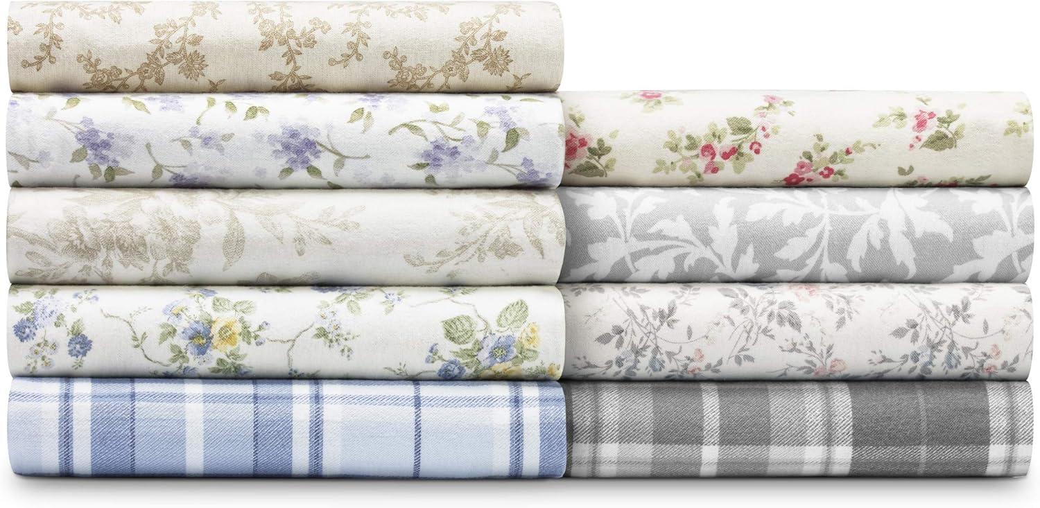 Laura Ashley Laura Ashley Cotton Flannel Cozy Sheet Sets