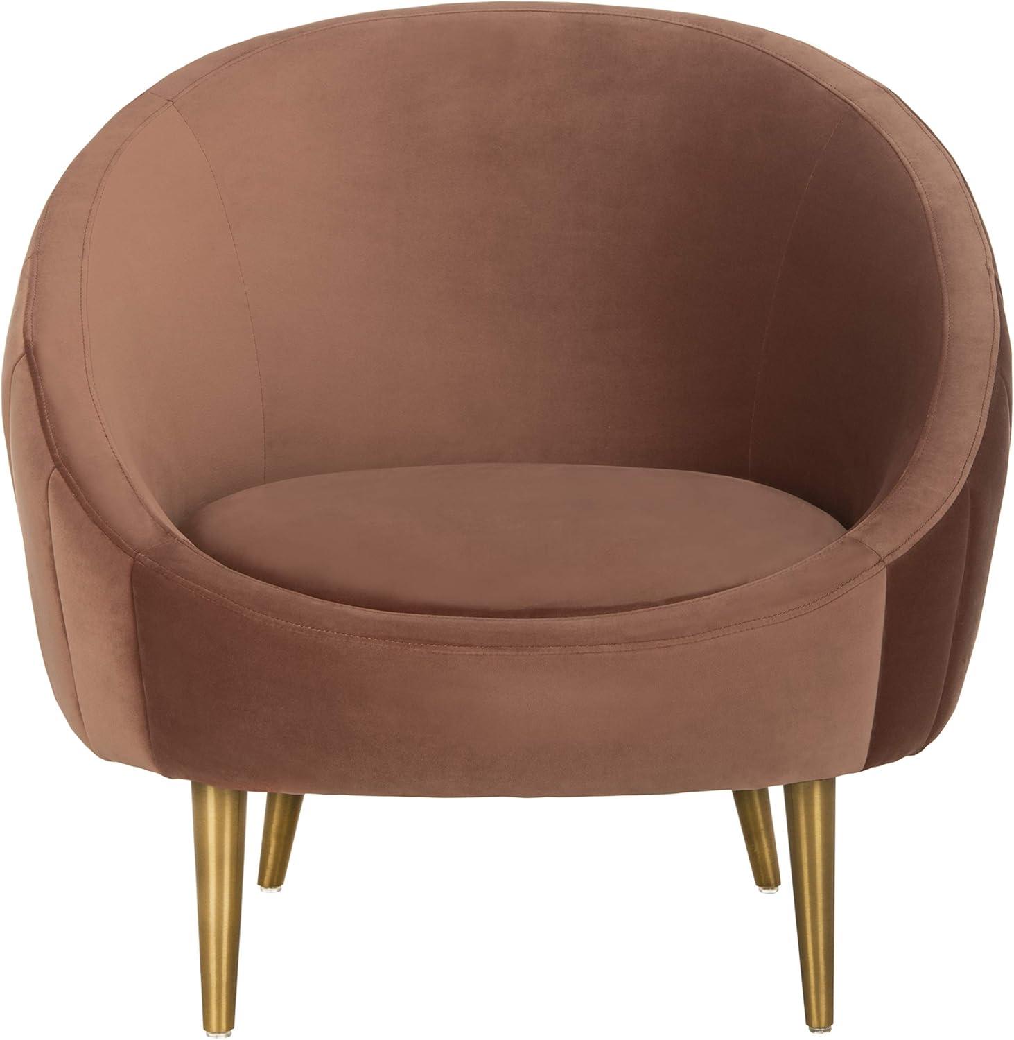 Razia Velvet Barrel Chair