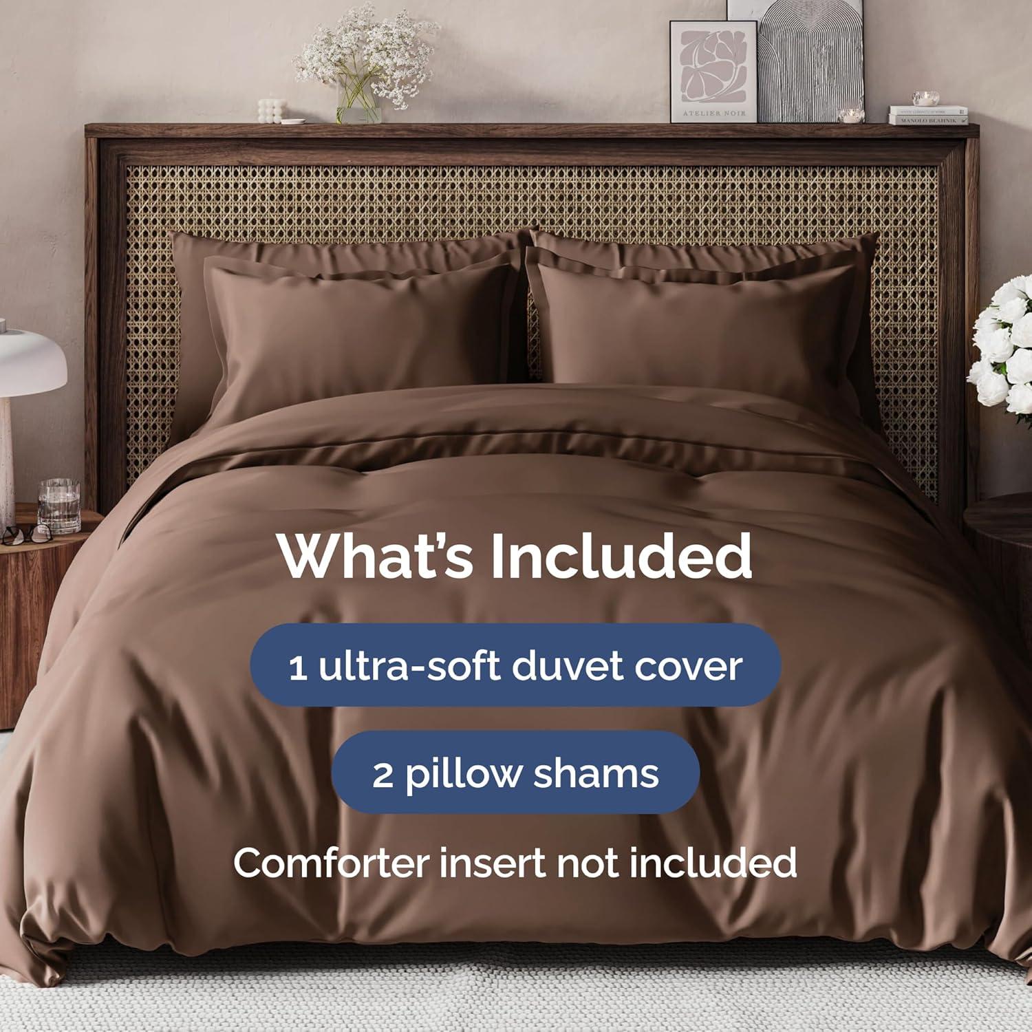 CGK Linens Premium Hotel Quality Soft & Cooling Duvet Cover Set