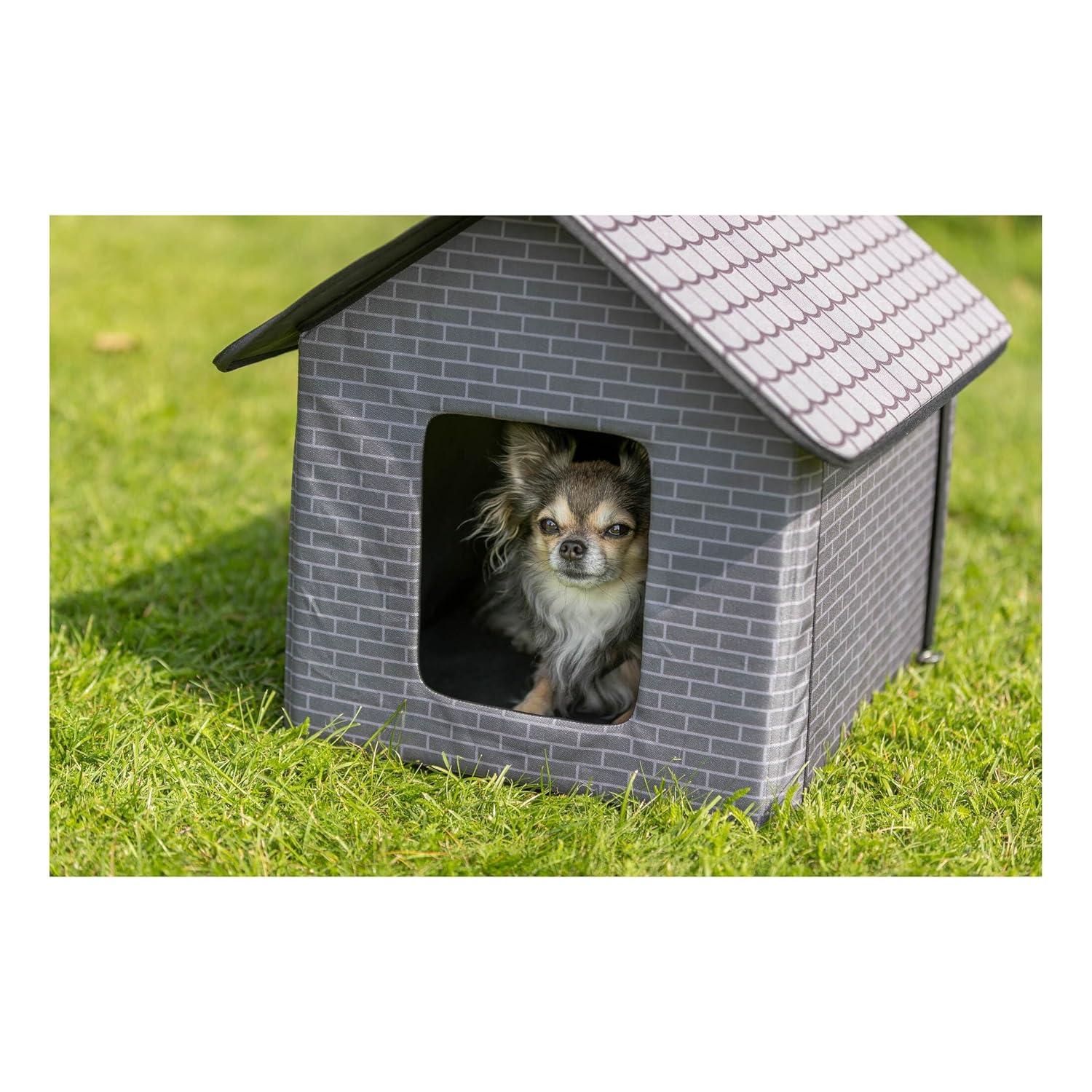 TRIXIE TRIXIE Insulated Outdoor Pet House, Waterproof Material, For Small Dogs and Cats, Feral Cats