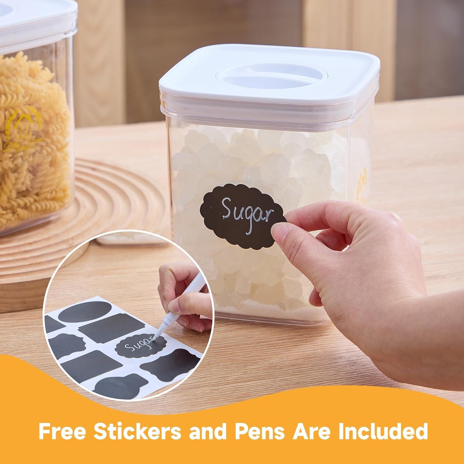 Airtight Food Storage Containers 3 set Sealed Food Storage Containers With Lids Kitchen Dry Goods Leak Proof Storage Containers Air Tight Pantry Storage Containers Canisters Sets