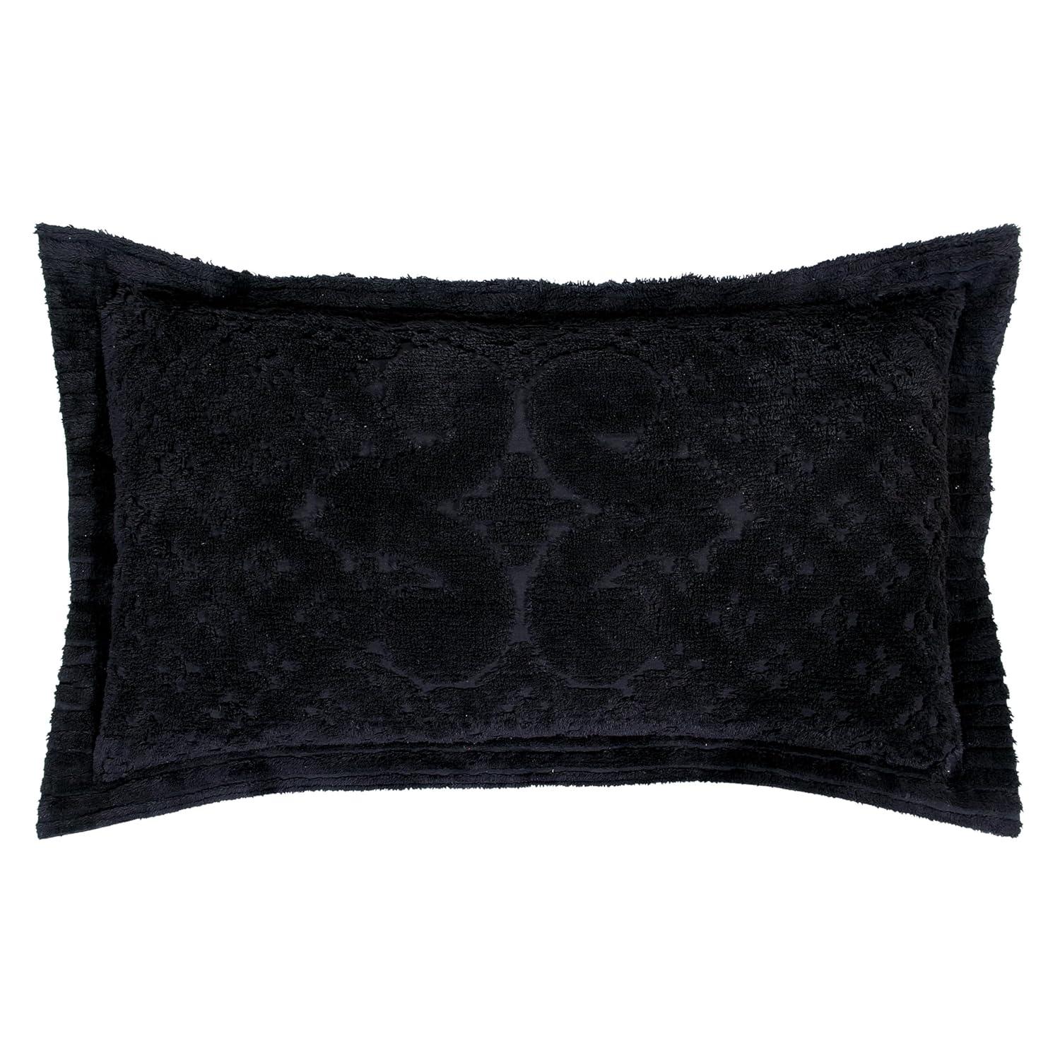 Better Trends Ashton Collection 100% Cotton Tufted Pillow Sham with Medallion Pattern, Machine Washable Pillow Cover for All Season