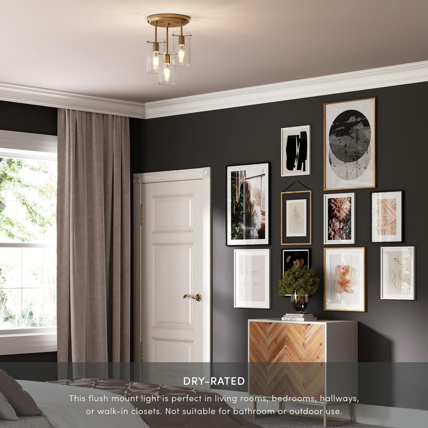 Nathan James Argo Flush Mount Gold