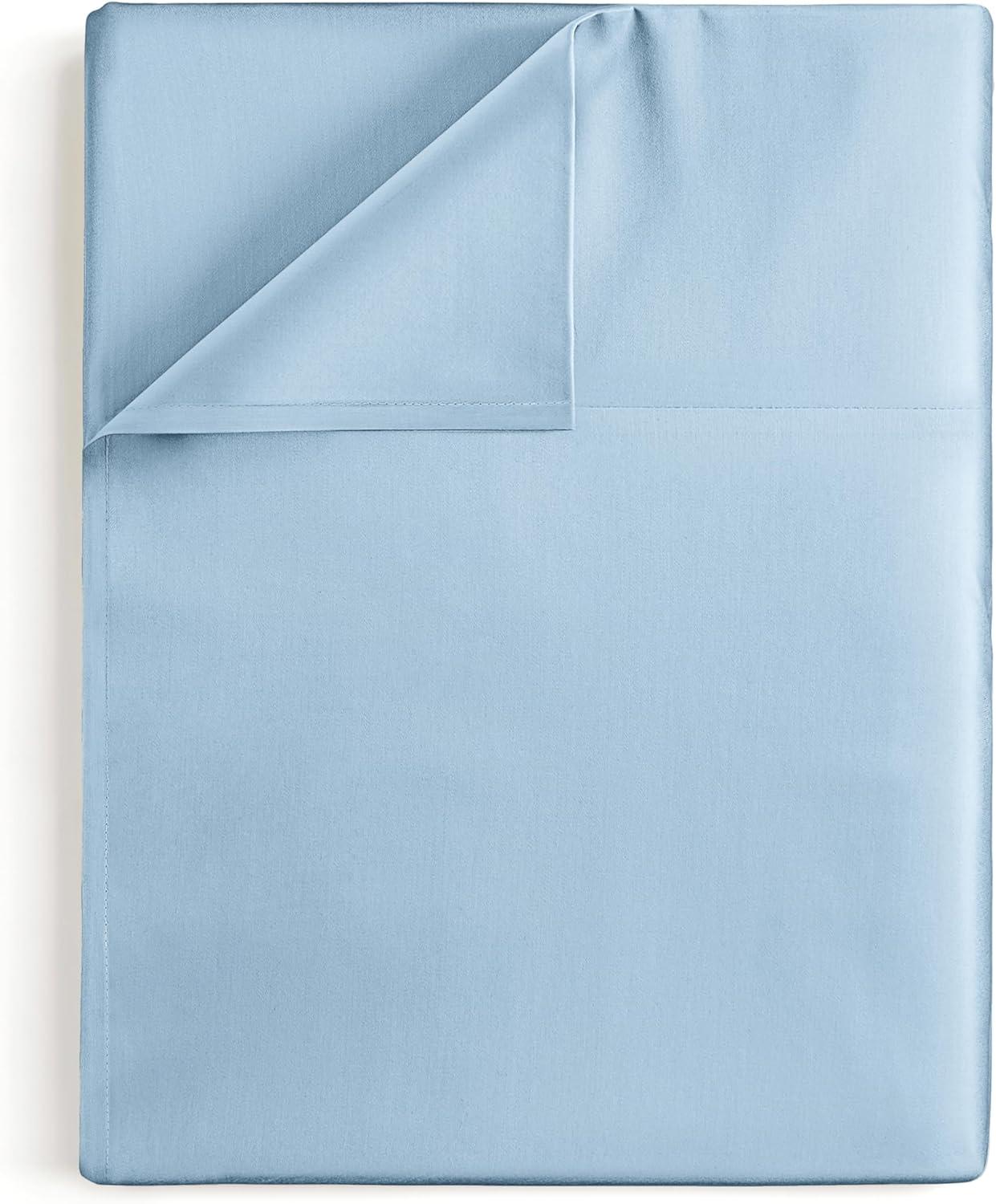 CGK Linens Single 100% Cotton Flat Sheet/ Top Sheet 400 Thread Count