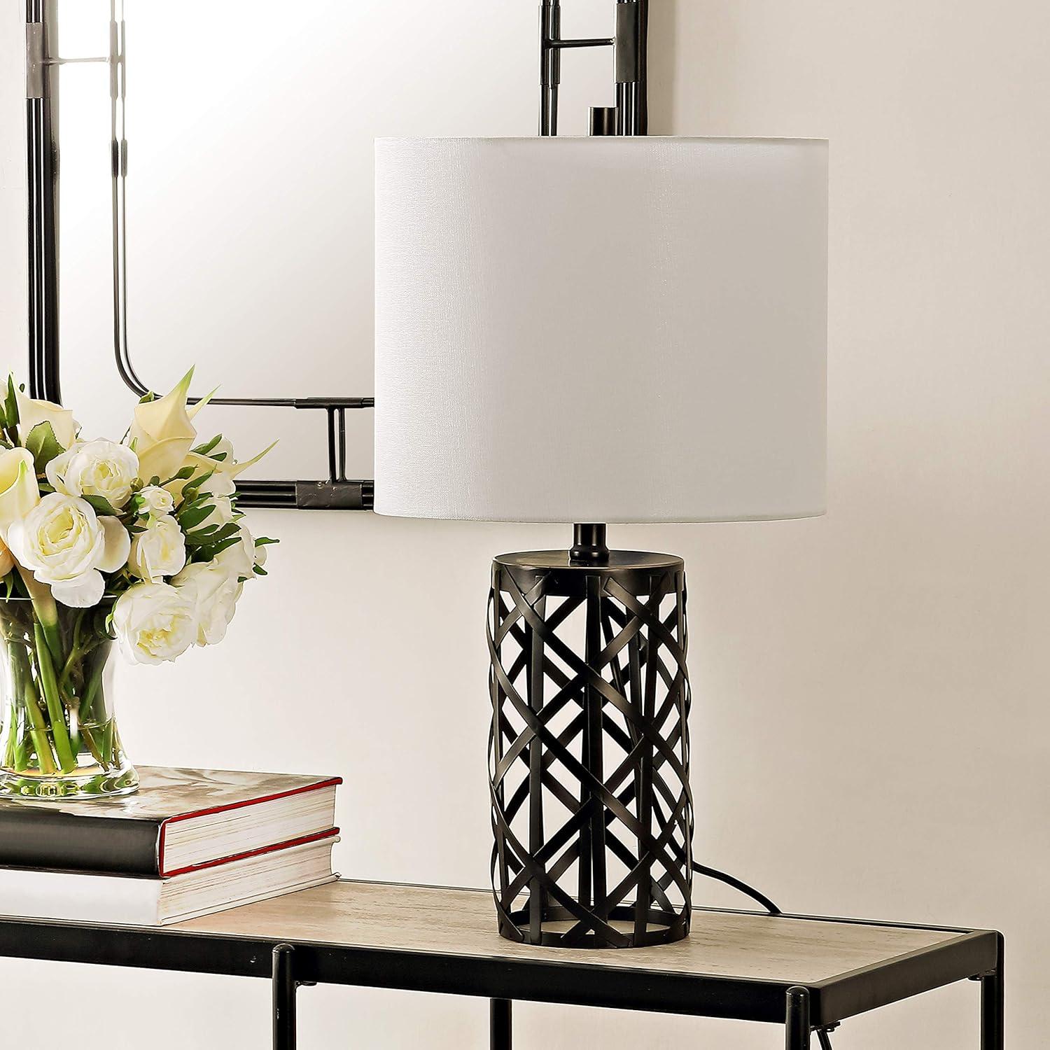 Berny Table Lamp - 22 Inch Height - TBL4264 - Black - Safavieh