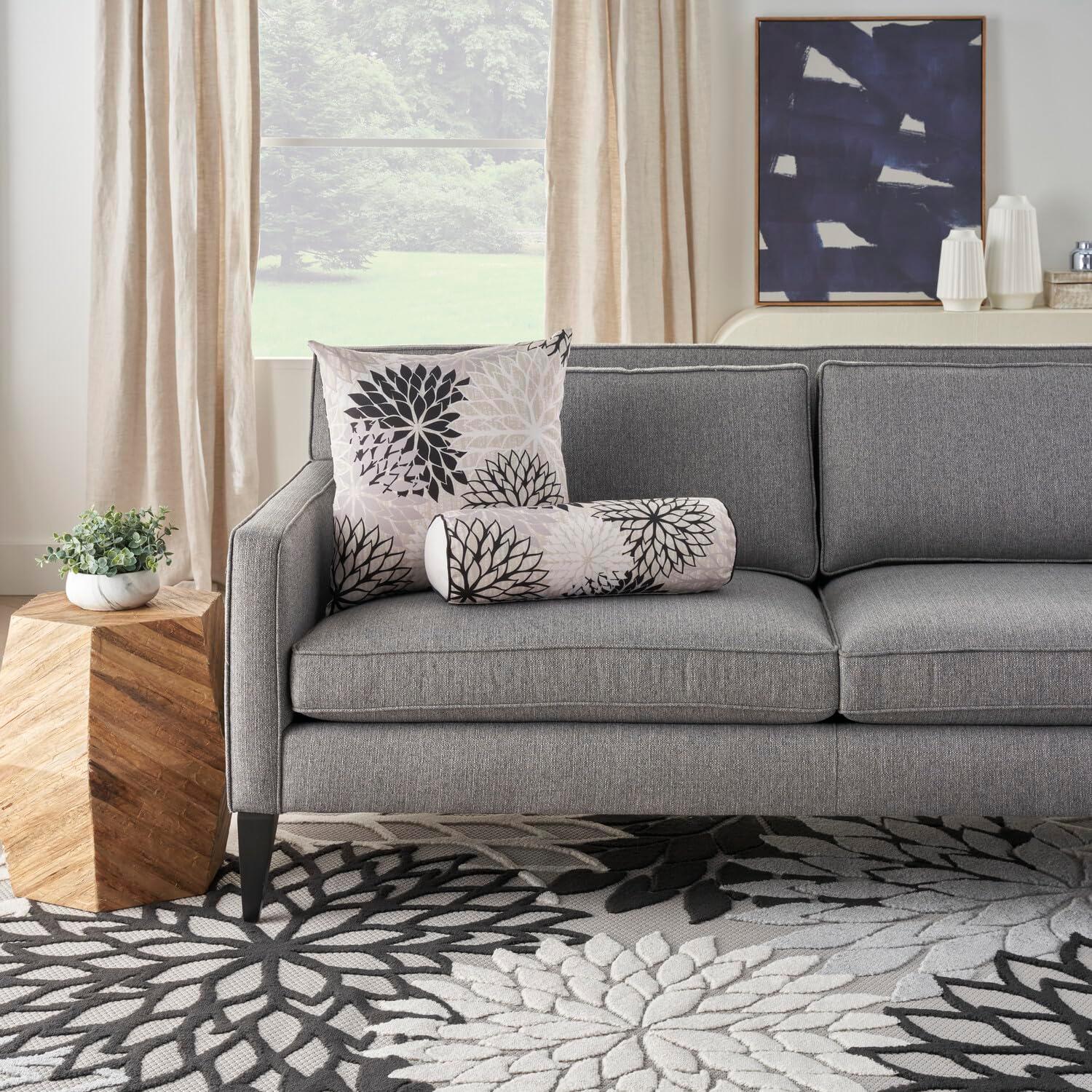 Mina Victory Angelis Bolster Indoor/Outdoor Pillow Cover & Insert