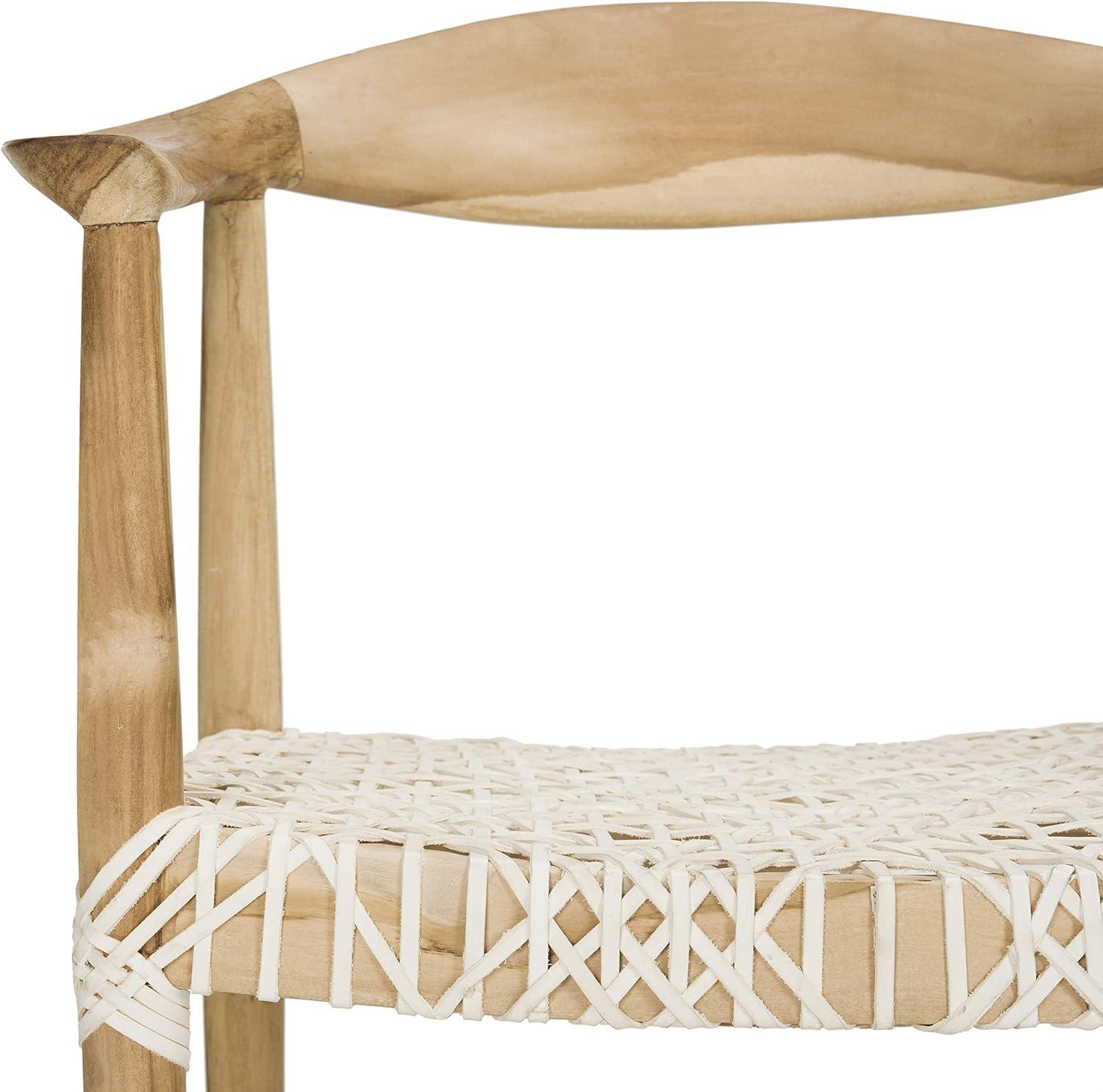Kazbah Leather Dining Arm Chair