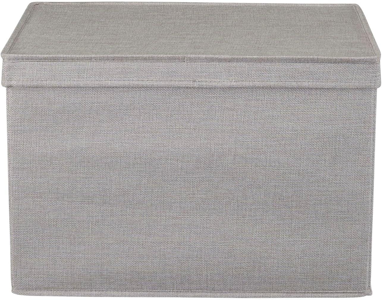 Household Essentials Household Essentials Wide Storage Box Fabric Bin (Set of 2)