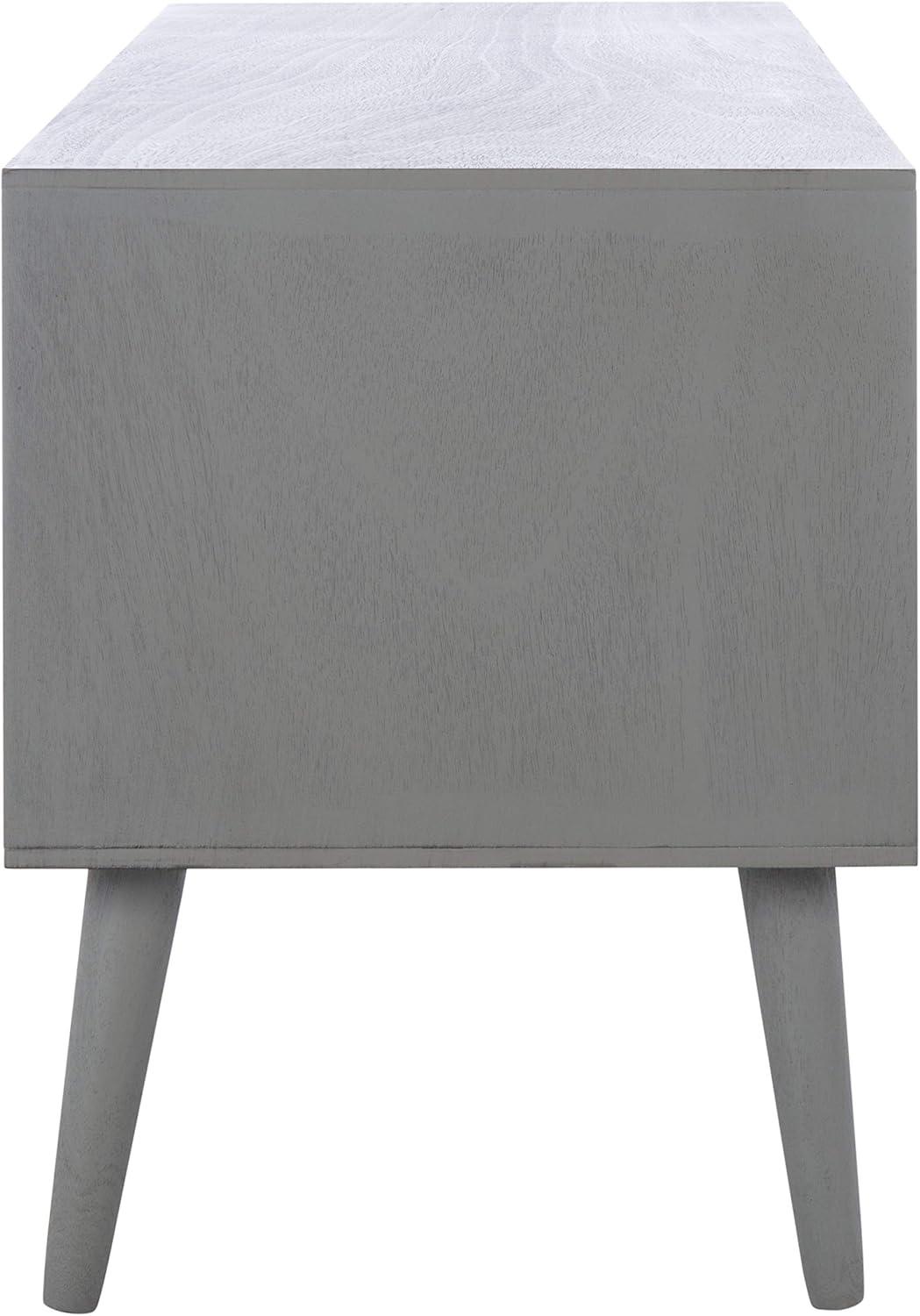 Sorrel Mid - Century Media Stand - Distressed Grey - Safavieh
